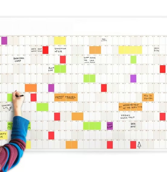 π
Year-Round Wall Calendar β 2026 Dry Erase