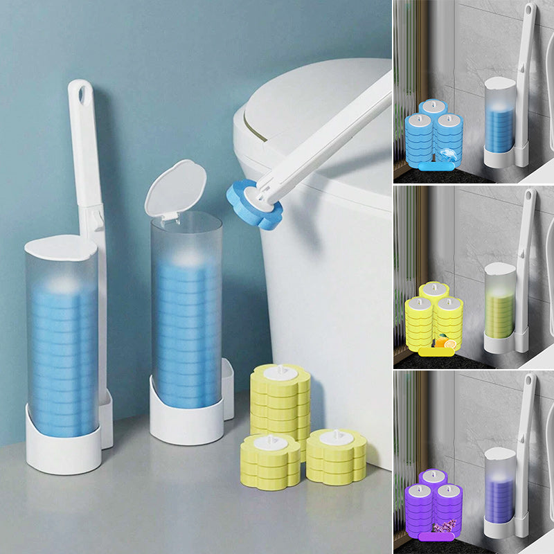⚡ Disposable Toilet Cleaning System – Hygienic One-Click Cleaning, No Residue Left, Easy to Use & Disposable 🧼