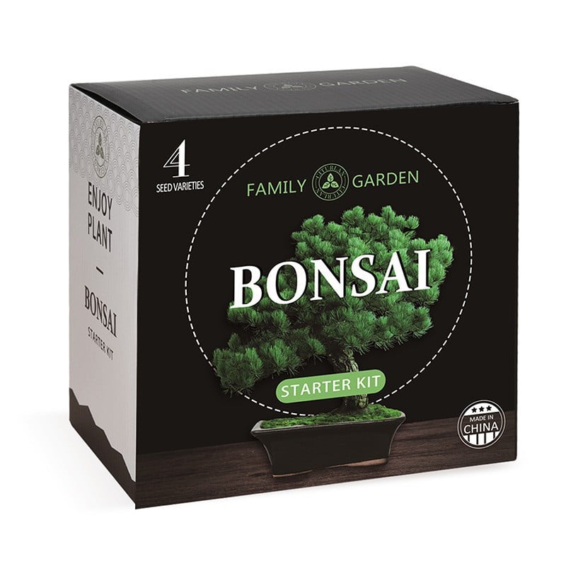 Bonsai Tree Kit Gifts - Grow 4 Bonsai Trees - Unique Gardening Crafts for Adults, DIY Hobbies for Plant Lovers & Gardeners - Unusual Christmas Gift Ideas for Mom & Dad