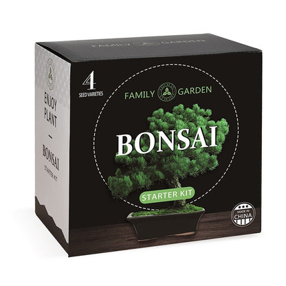 Bonsai Tree Kit Gifts - Grow 4 Bonsai Trees - Unique Gardening Crafts for Adults, DIY Hobbies for Plant Lovers & Gardeners - Unusual Christmas Gift Ideas for Mom & Dad