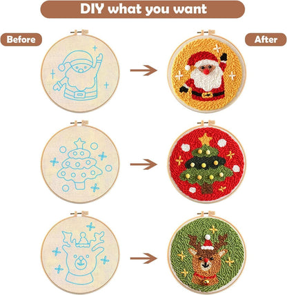 Punch Needle Tool Kit For Embroidery