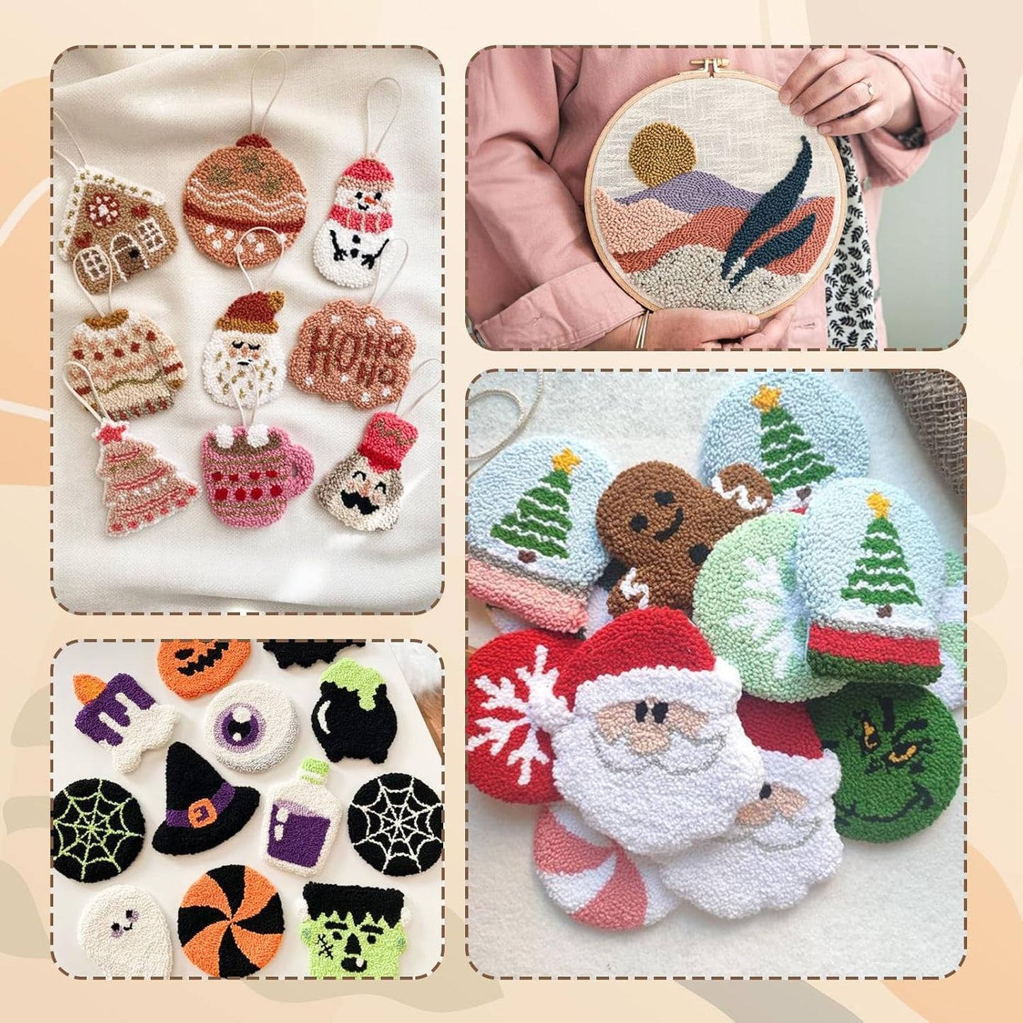 Punch Needle Tool Kit For Embroidery