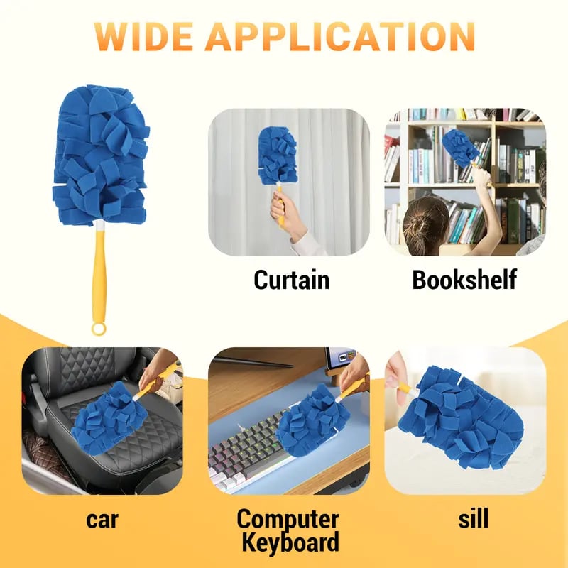 Reusable Electrostatic Duster Brush Set